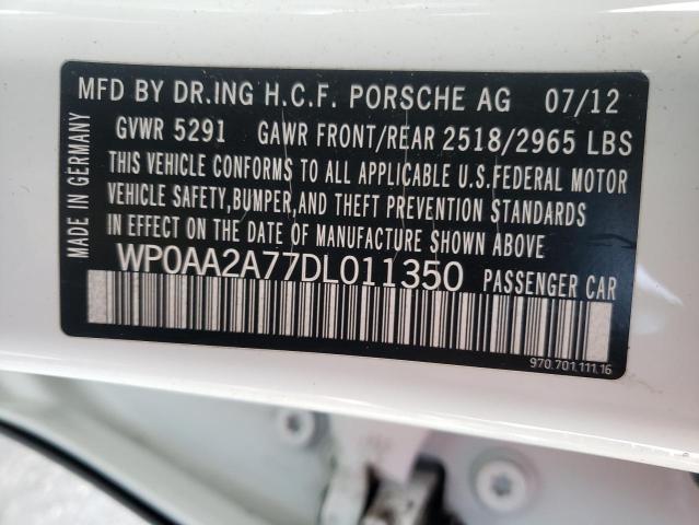 Photo 10 from auction – 2013 PORSCHE PANAMERA 2 with VIN WP0AA2A77DL011350
