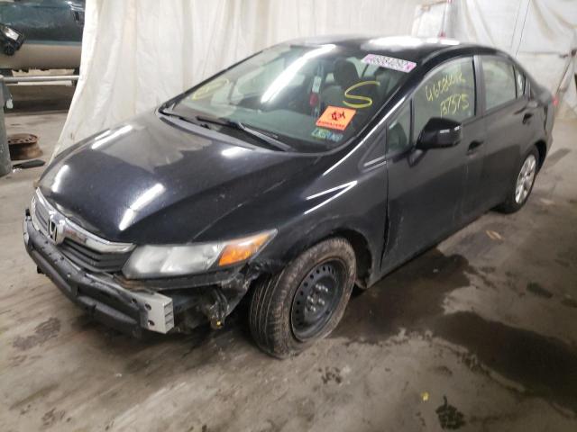 Photo 2 from auction – 2012 HONDA CIVIC LX with VIN 2HGFB2F58CH558408