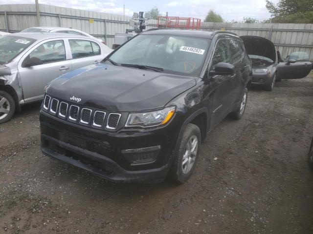 Photo 2 from auction – 2019 JEEP COMPASS SP with VIN 3C4NJDAB0KT622694