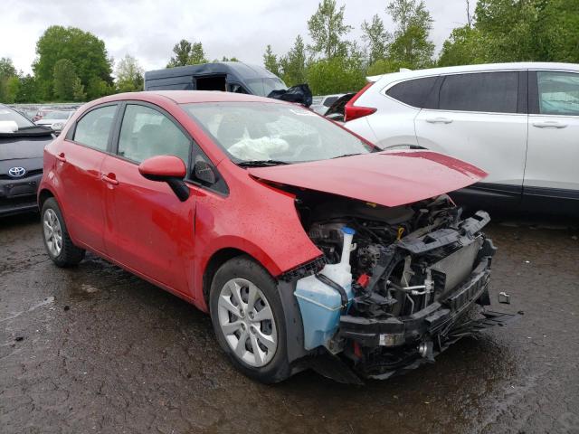 KIA RIO LX 2013 with VIN KNADM5A31D6138707 - Photo from auction