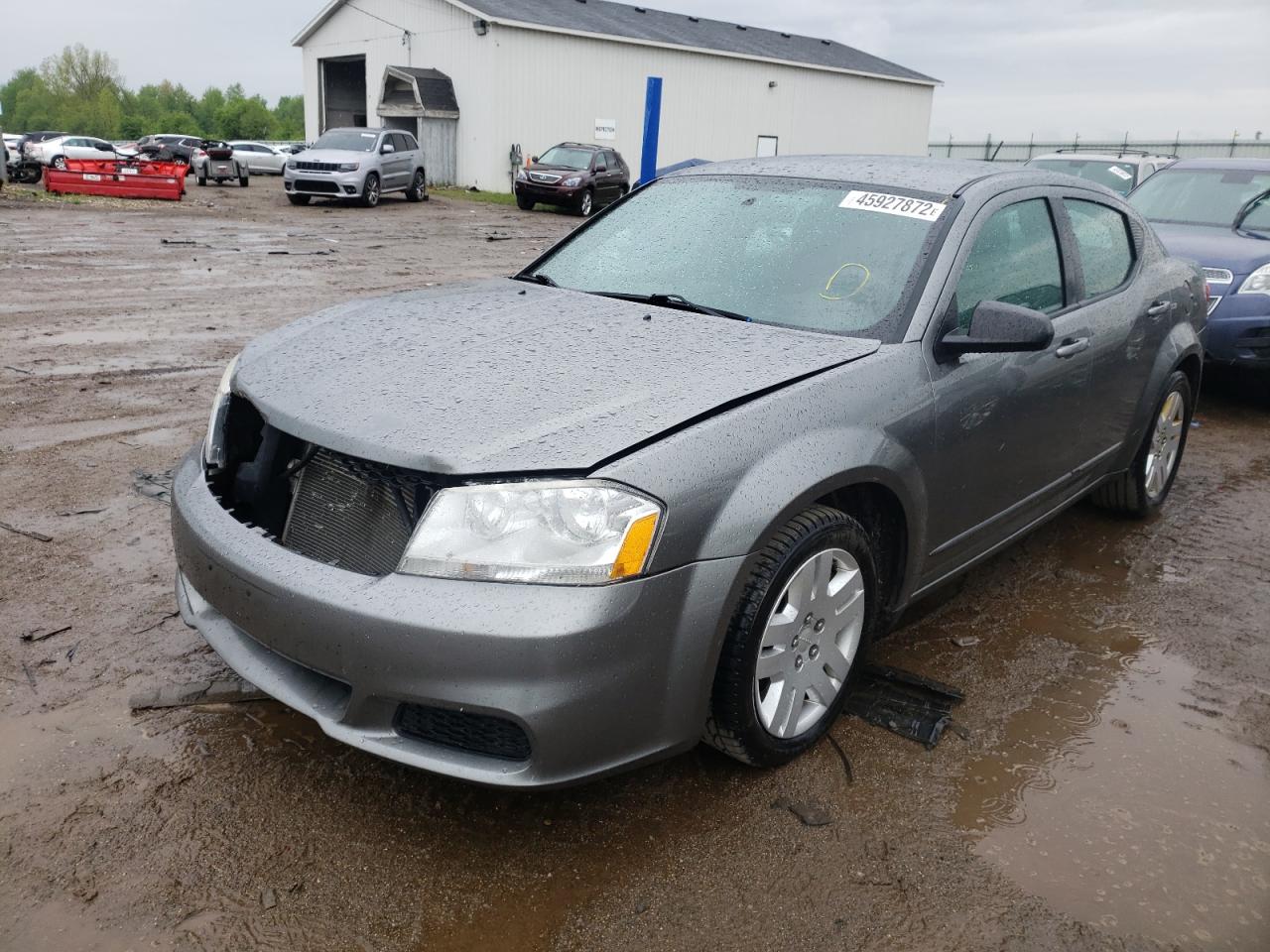 Photo 2 from auction – 2012 DODGE AVENGER SE with VIN 1C3CDZAB1CN237436