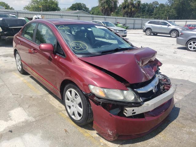 HONDA CIVIC LX 2009 with VIN 19XFA16589E001031 - Photo from auction