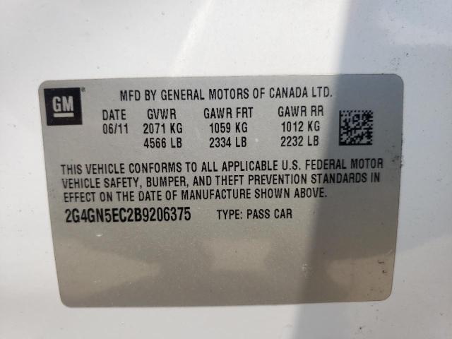 Photo 10 from auction – 2011 BUICK REGAL CXL with VIN 2G4GN5EC2B9206375