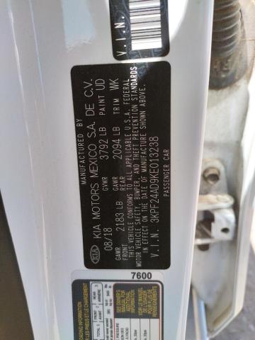 Photo 10 from auction – 2019 KIA FORTE FE with VIN 3KPF24AD9KE013238