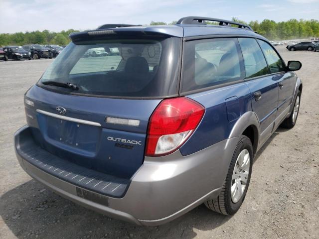 Photo 4 from auction – 2008 SUBARU OUTBACK with VIN 4S4BP60C687359515