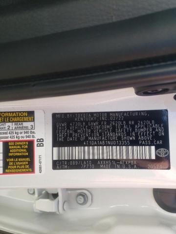 Photo 10 from auction – 2022 TOYOTA AVALON LIM with VIN 4T1DA1AB1NU013355