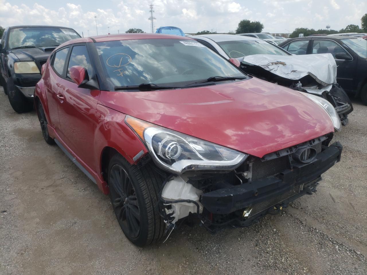 HYUNDAI VELOSTER T 2016 with VIN KMHTC6AE1GU286098 - Photo from auction