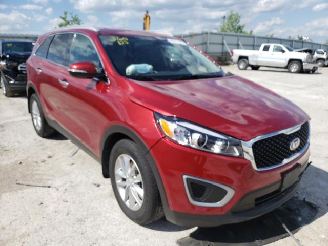 KIA SORENTO LX 2018 with VIN 5XYPG4A34JG382880 - Photo from auction