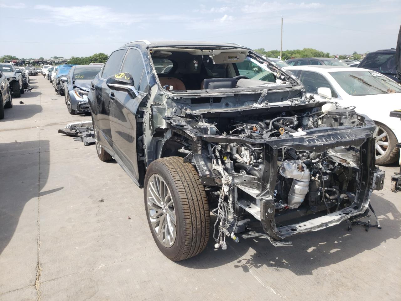 LEXUS RX 350 2021 with VIN 2T2JZMAA3MC185466 - Photo from auction