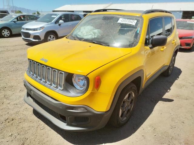 Photo 2 from auction – 2016 JEEP RENEGADE S with VIN ZACCJAATXGPD90876
