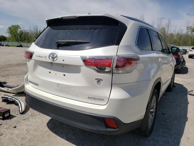 Photo 4 from auction – 2014 TOYOTA HIGHLANDER with VIN 5TDJKRFH5ES043155