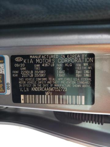 Photo 10 from auction – 2021 KIA SELTOS EX with VIN KNDERCAA6M7152723