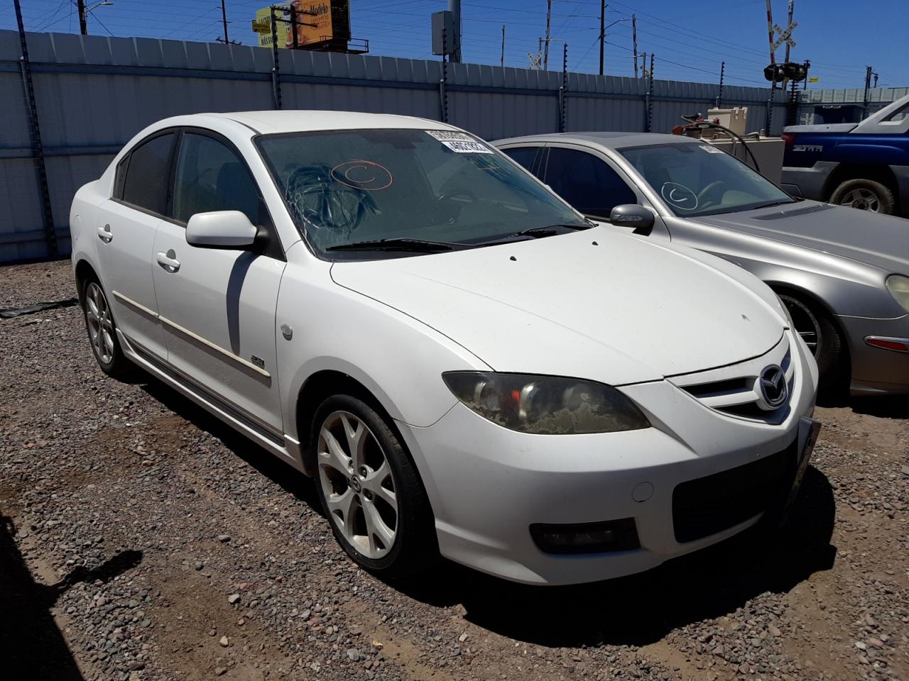 MAZDA 3 S 2007 with VIN JM1BK324871683428 - Photo from auction