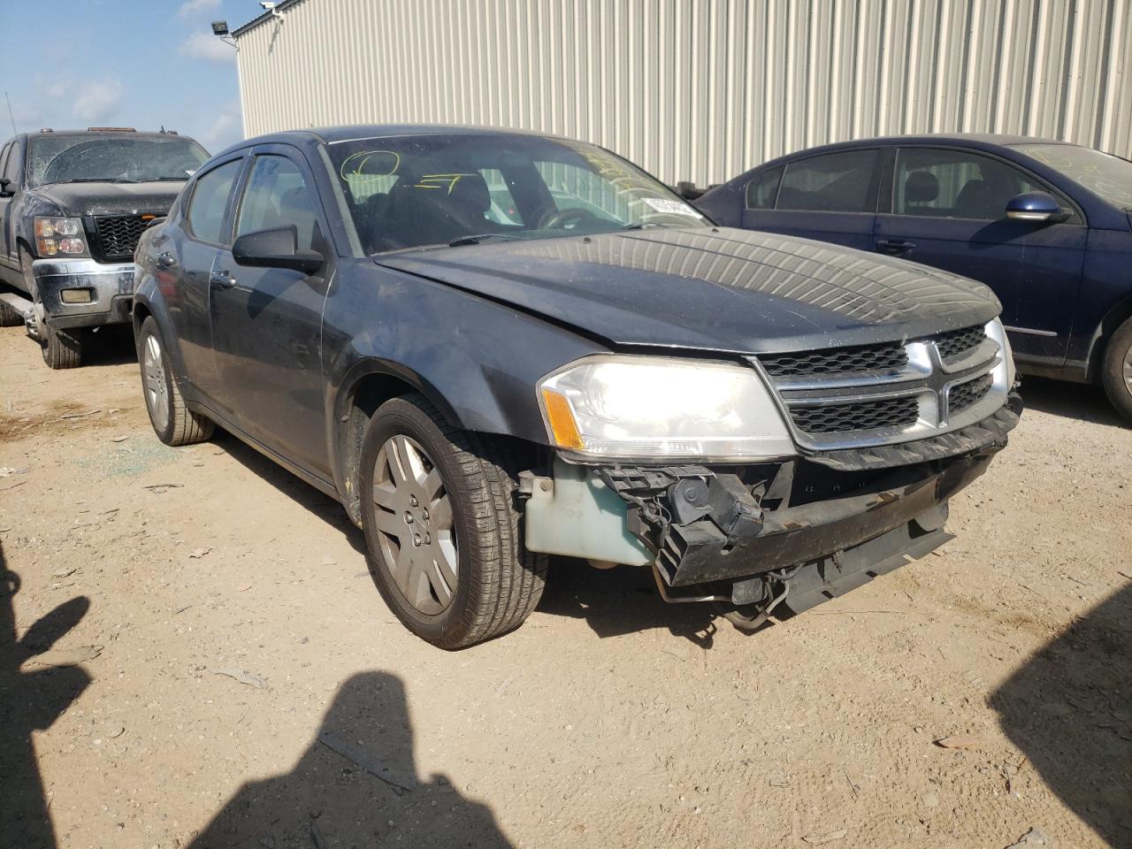 DODGE AVENGER SE 2012 with VIN 1C3CDZAB5CN259777 - Photo from auction