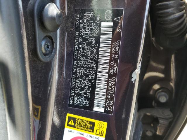 Photo 10 from auction – 2015 LEXUS CT 200 with VIN JTHKD5BH2F2229515