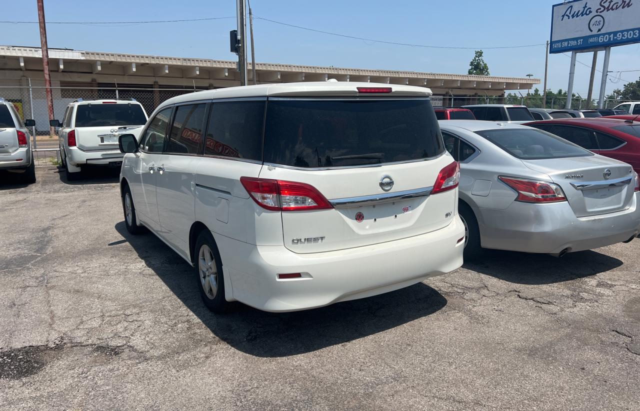 Photo 3 from auction – 2012 NISSAN QUEST S with VIN JN8AE2KP0C9038506