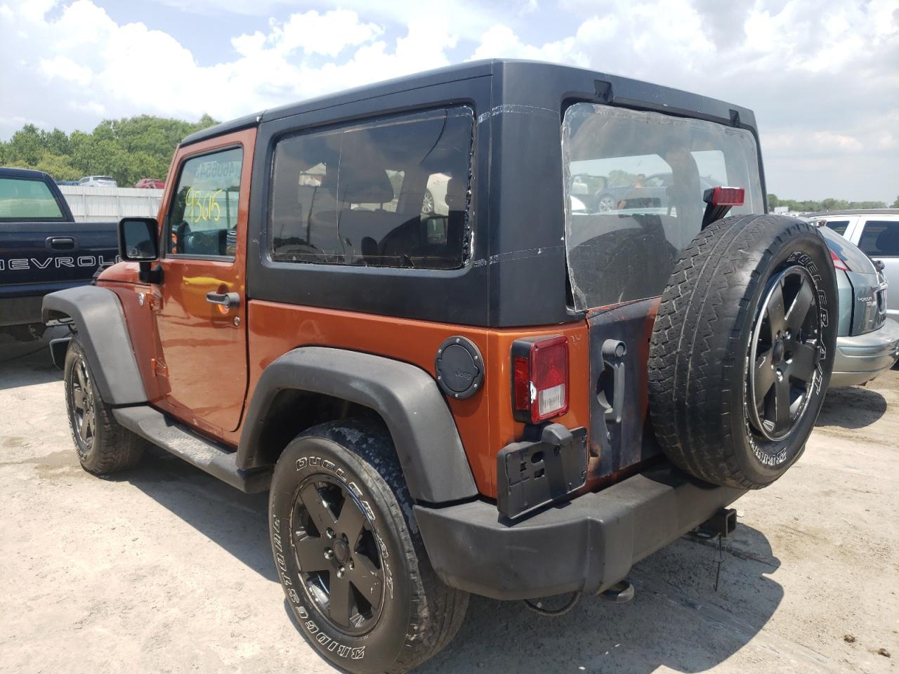 Photo 3 from auction – 2011 JEEP WRANGLER S with VIN 1J4AA2D13BL609417