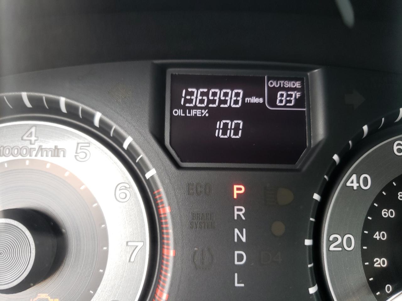 Photo 8 from auction – 2014 HONDA ODYSSEY EX with VIN 5FNRL5H61EB123853