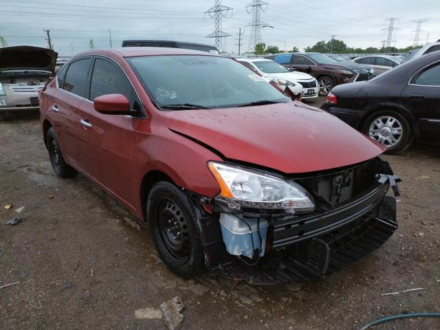 NISSAN SENTRA 2015 with VIN 3N1AB7AP8FY247156 - Photo from auction