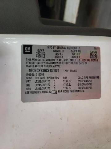 Photo 10 from auction – 2012 CHEVROLET SILVERADO with VIN 1GCNCPEX6CZ130070