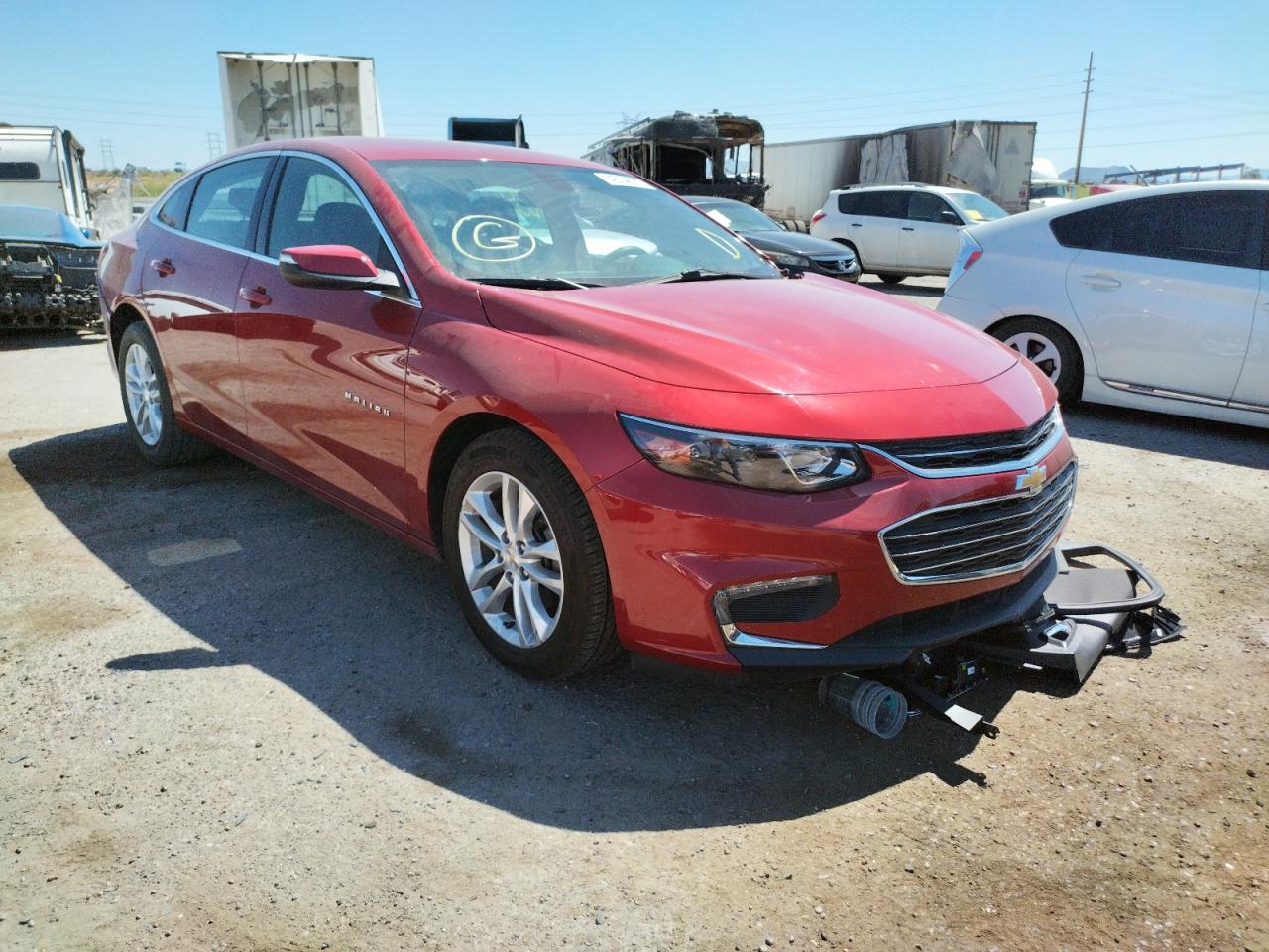 CHEVROLET MALIBU LT 2016 with VIN 1G1ZE5ST6GF230087 - Photo from auction