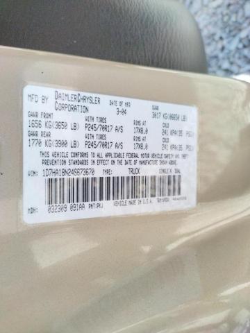 Photo 10 from auction – 2004 DODGE RAM 1500 S with VIN 1D7HA18N24S673670
