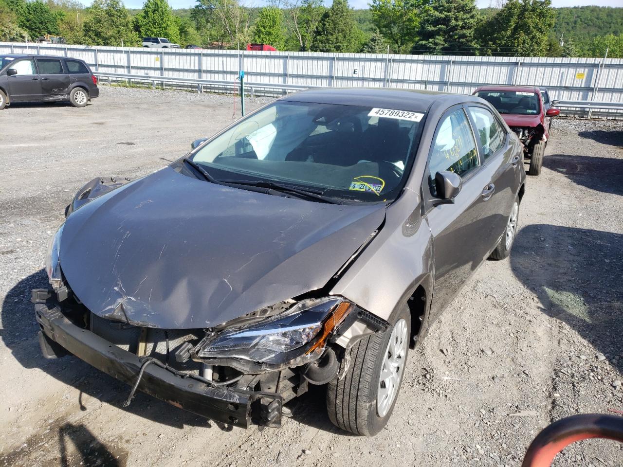 Photo 2 from auction – 2017 TOYOTA COROLLA L with VIN 2T1BURHE3HC910714