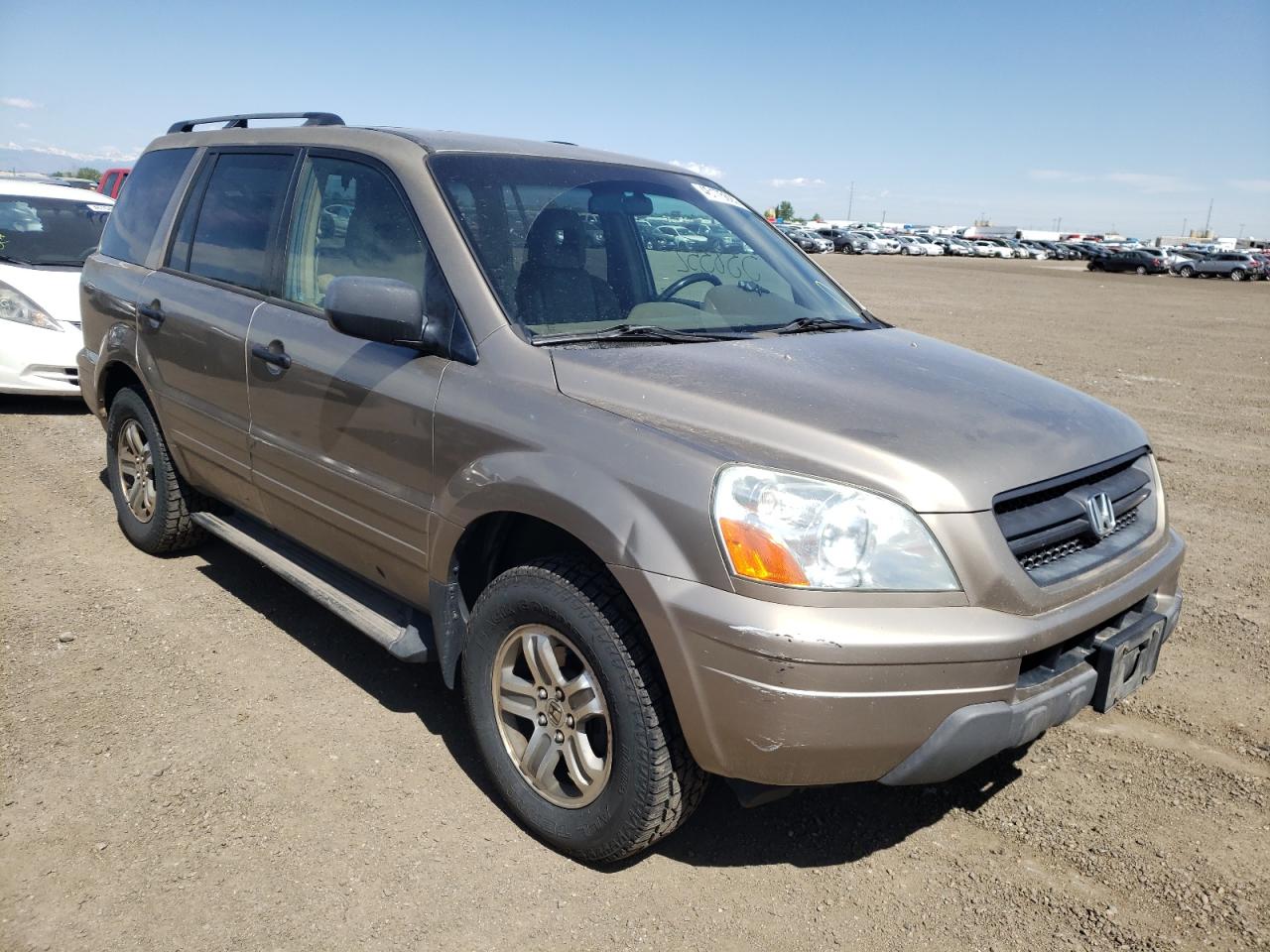 HONDA PILOT EXL 2003 with VIN 2HKYF18573H550987 - Photo from auction