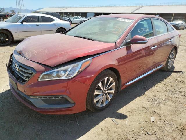 Photo 2 from auction – 2016 HYUNDAI SONATA SPO with VIN 5NPE34AF0GH329995