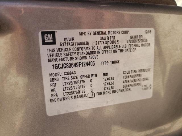 Photo 10 from auction – 2009 CHEVROLET SILVERADO with VIN 1GCJC83649F124406