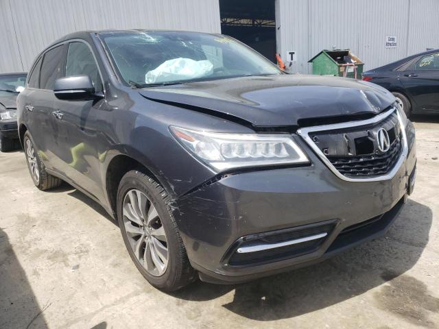 ACURA MDX TECHNO 2016 with VIN 5FRYD4H42GB010125 - Photo from auction