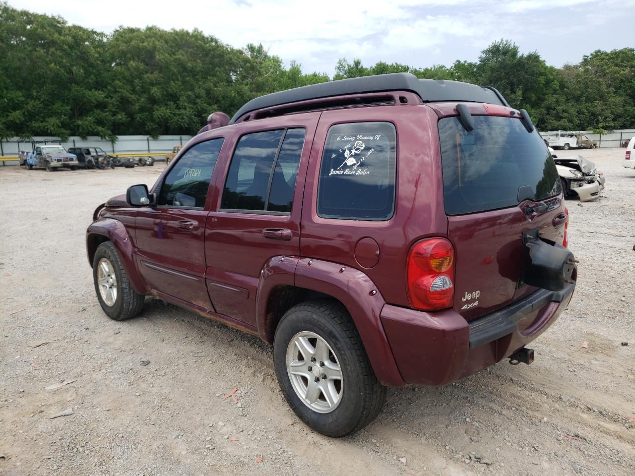 Photo 3 from auction – 2003 JEEP LIBERTY SP with VIN 1J4GL48KX3W628128