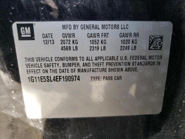 Photo 10 from auction – 2014 CHEVROLET MALIBU 2LT with VIN 1G11E5SL4EF190974