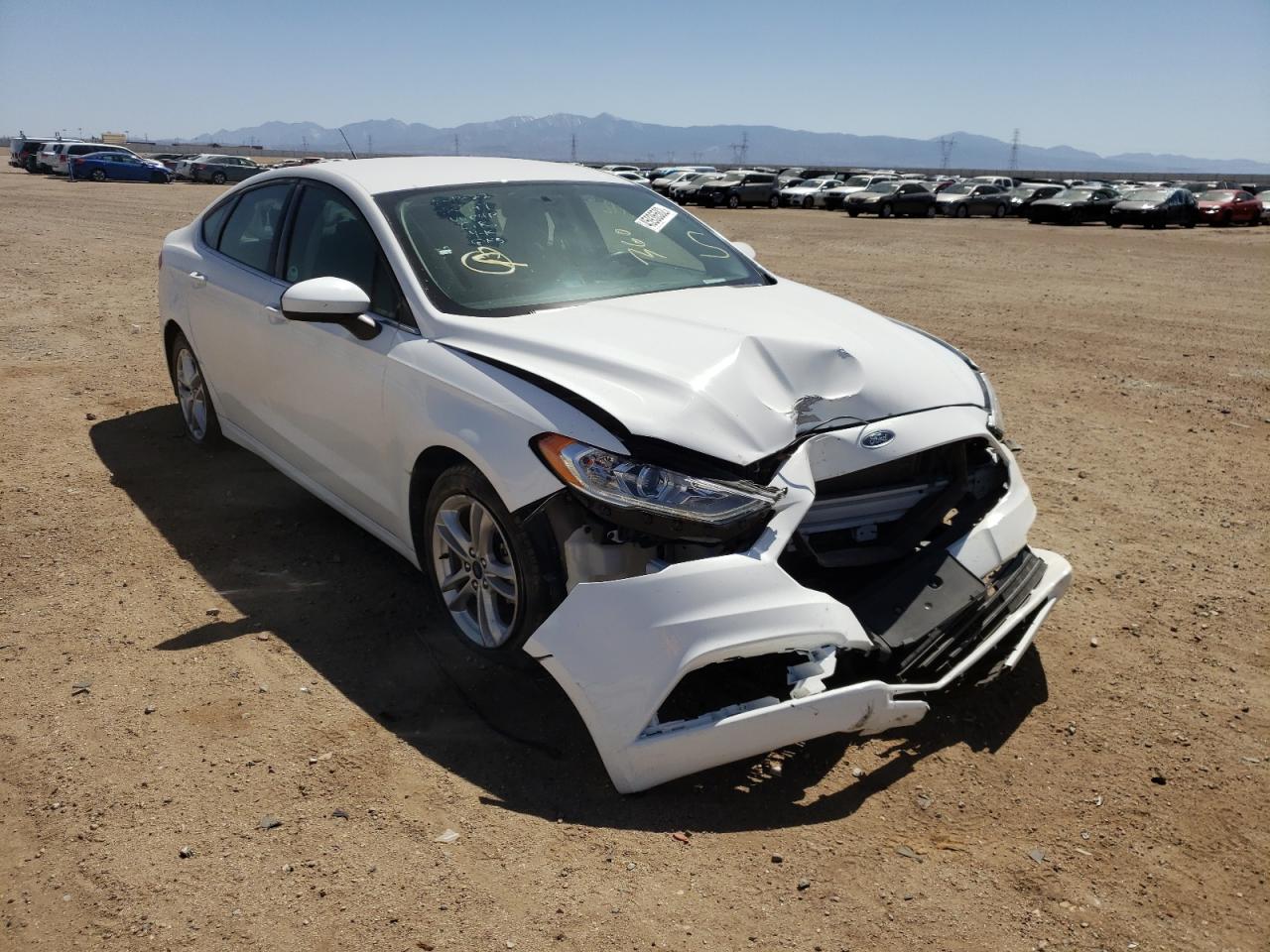 FORD FUSION SE 2018 with VIN 3FA6P0HDXJR285262 - Photo from auction