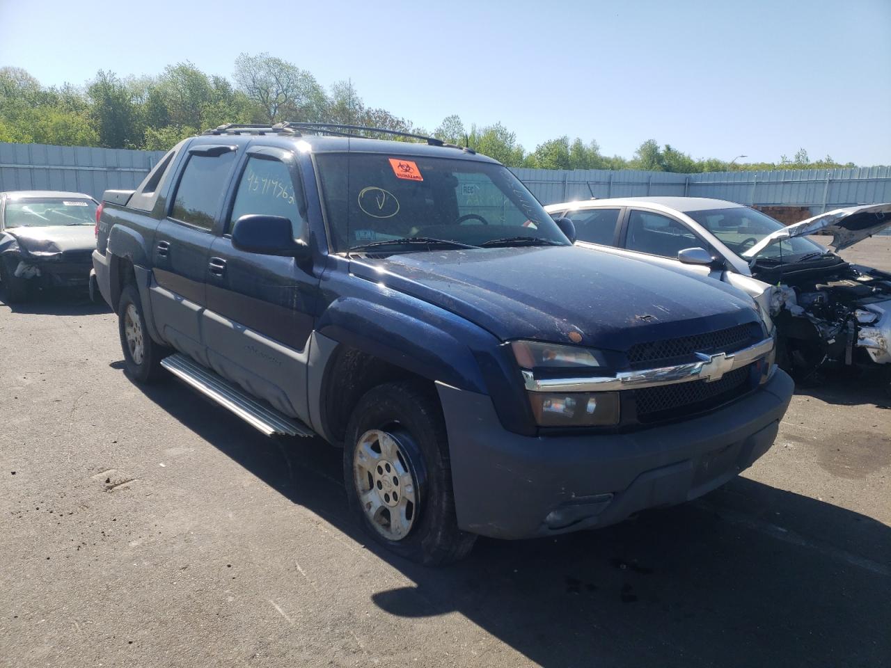 CHEVROLET AVALANCHE 2002 with VIN 3GNEK13T02G348334 - Photo from auction