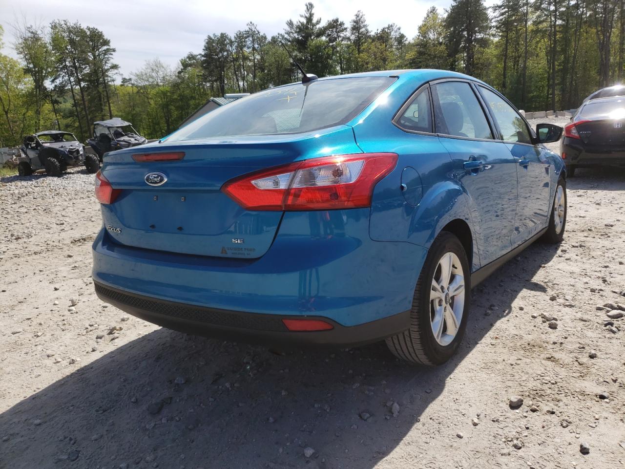 Photo 4 from auction – 2013 FORD FOCUS SE with VIN 1FADP3F20DL257970
