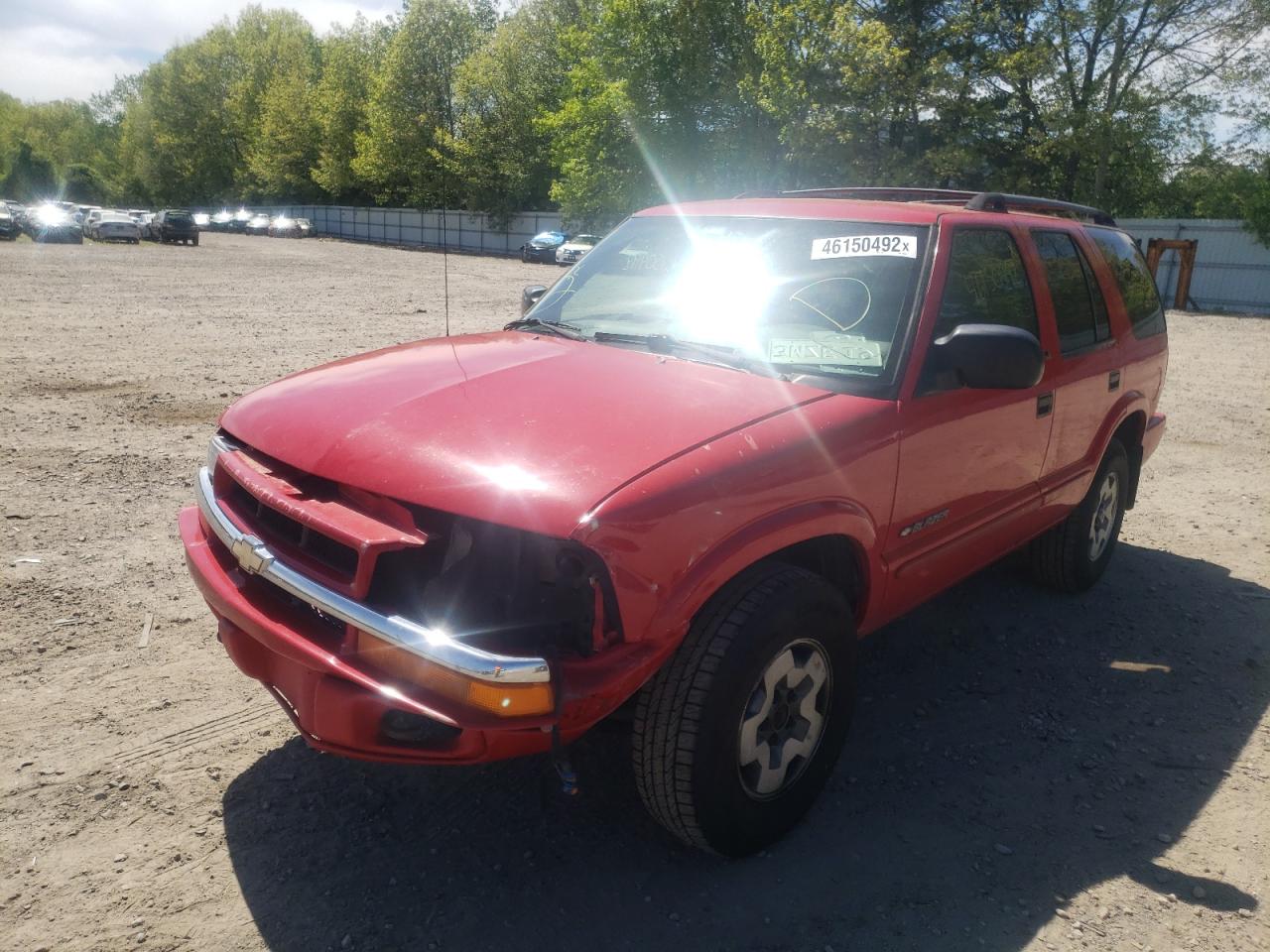 Photo 2 from auction – 2002 CHEVROLET BLAZER with VIN 1GNDT13WX2K167642