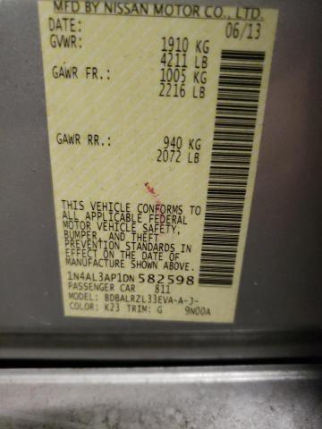 Photo 10 from auction – 2013 NISSAN ALTIMA 2.5 with VIN 1N4AL3AP1DN582598