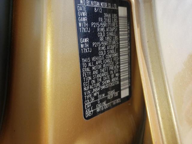 Photo 10 from auction – 2013 NISSAN JUKE S with VIN JN8AF5MR3DT202736