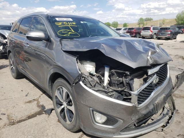 KIA SORENTO EX 2016 with VIN 5XYPH4A58GG106516 - Photo from auction