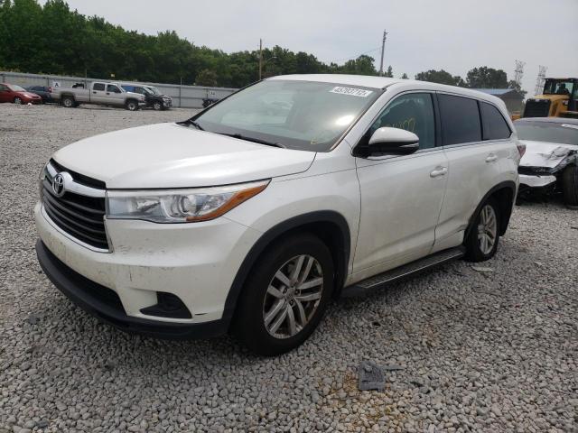 Photo 2 from auction – 2015 TOYOTA HIGHLANDER with VIN 5TDZARFH6FS009927