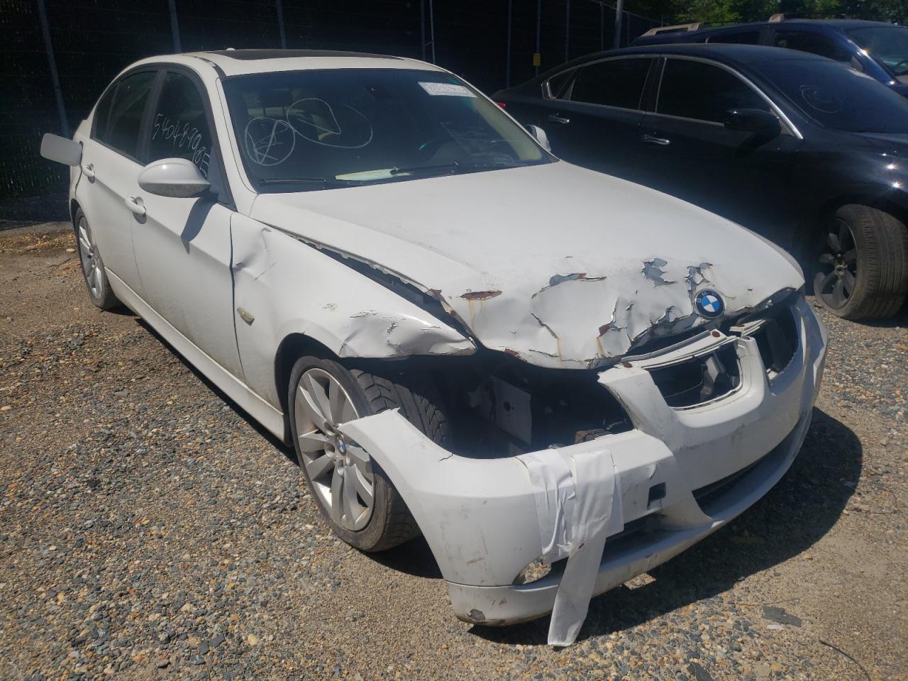 BMW 325 I 2006 with VIN WBAVB13576KX37509 - Photo from auction