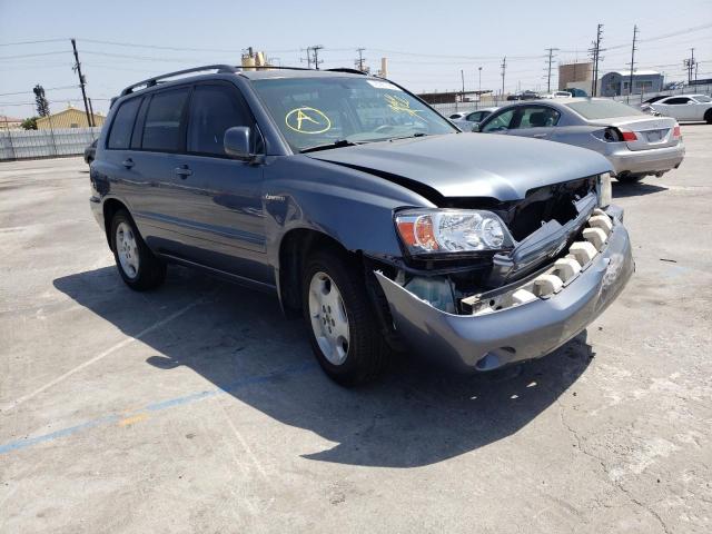 TOYOTA HIGHLANDER 2005 with VIN JTEDP21A750076155 - Photo from auction