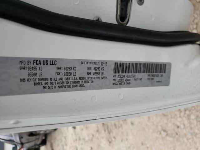Photo 10 from auction – 2020 DODGE CHARGER PO with VIN 2C3CDXKT4LH127601
