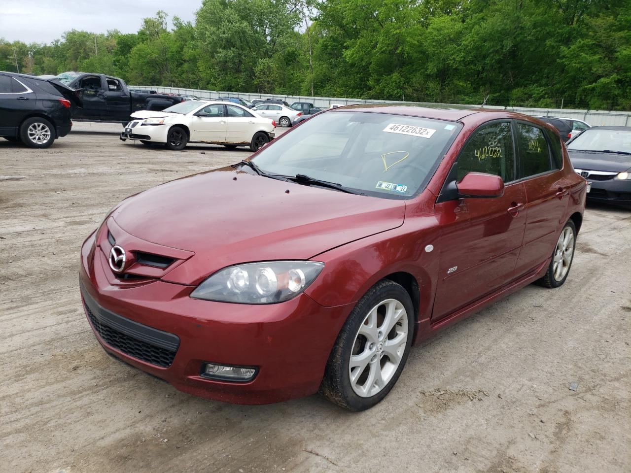 Photo 2 from auction – 2008 MAZDA 3 HATCHBAC with VIN JM1BK344181113026