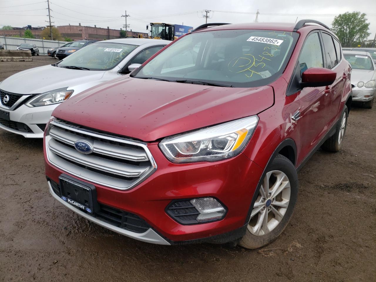 Photo 2 from auction – 2017 FORD ESCAPE SE with VIN 1FMCU0GD8HUE88978