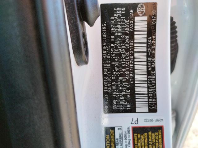 Photo 10 from auction – 2016 TOYOTA CAMRY LE with VIN 4T1BF1FK2GU121102