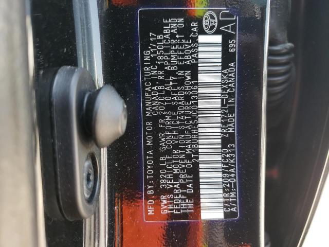 Photo 10 from auction – 2018 TOYOTA COROLLA L with VIN 2T1BURHE5JC013061