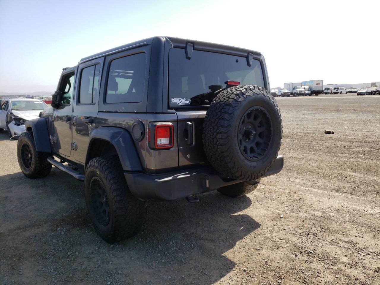 Photo 3 from auction – 2018 JEEP WRANGLER U with VIN 1C4HJXDNXJW183744