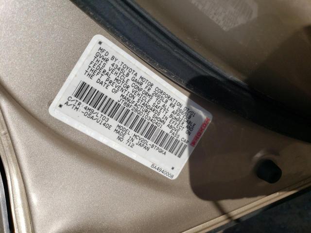 Photo 10 from auction – 2001 LEXUS ES 300 with VIN JT8BF28G010340401